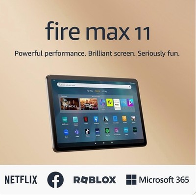 Fire Max 11 Tablet (Newest Model) Vivid 11 Display All-in-one for Streaming NEW