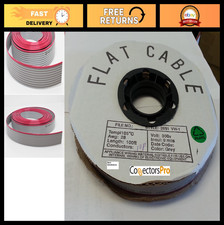 10P 100ft IDC Flat Ribbon Cable - 2.54mm 0.1" Connector, 10 Wire Conductors