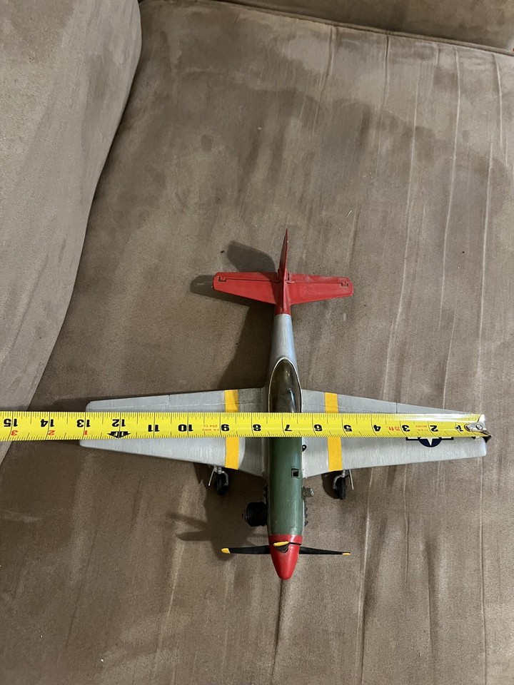 Vintage 1970’s Testors Engine Powered Control Line Flying Model P-51D ...