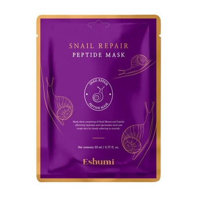 ESHUMI Repair Snail Peptide Mask Tuchmaske 23 ml