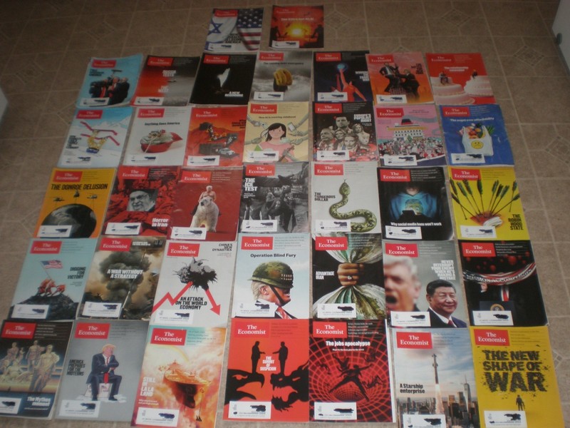 The Economist Magazine Lot September October 2025 March June 2026 37 Issues