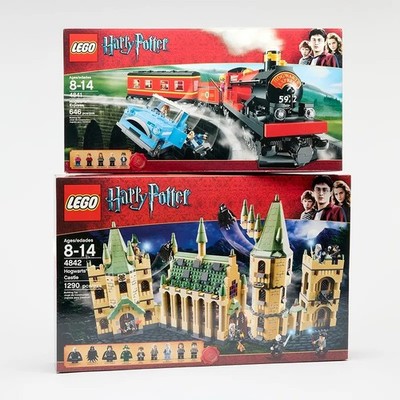 Vintage Lego 2010 Harry Potter Hogwarts Castle 4841 & Express 4842 MISB