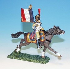 COKM-0869 - French Horse Grenadier Officer with Standard FHG.7 - Napoleonic