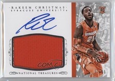 2015 Panini National Treasures College 97/99 Rakeem Christmas #345 Auto 0z5