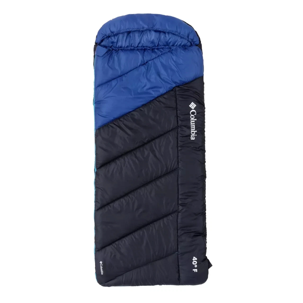 Columbia Coalridge Sleeping Bag Unsiex Black 6.5 Foot 40 °F Insulated Hood TEN3