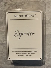 Arctic Wicks *ESPRESSO* Non-Toxic Wax Melts NEW IN PACKAGE, FREE SHIP!