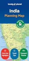Lonely Planet - India Planning Map - Sheet Map - G245Z