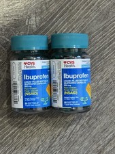 2 Pack  CVS Ibuprofen Liquid SoftGels Pain  Fever Relief 200mg 80ct. Ex 5/27