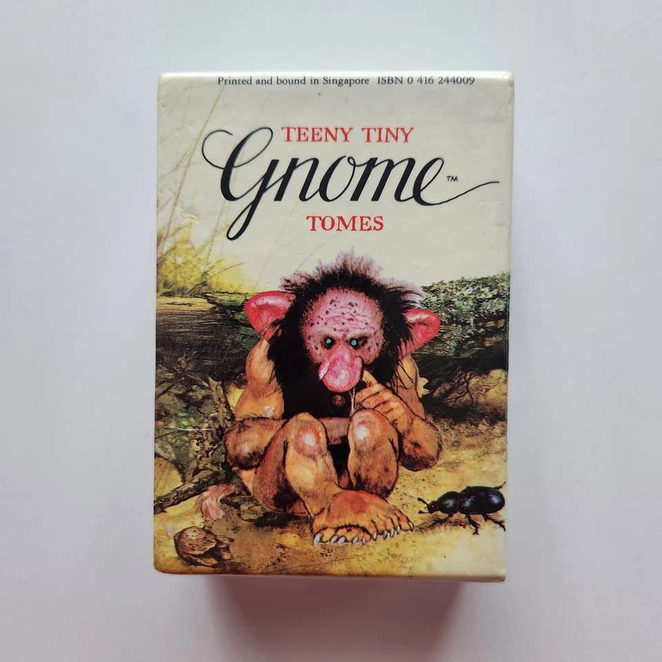 Teeny Tiny Gnome Tomes Mini Boxed Book Set by Rein Poortvliet & Wil Huygen 1981 - Image 2 of 4