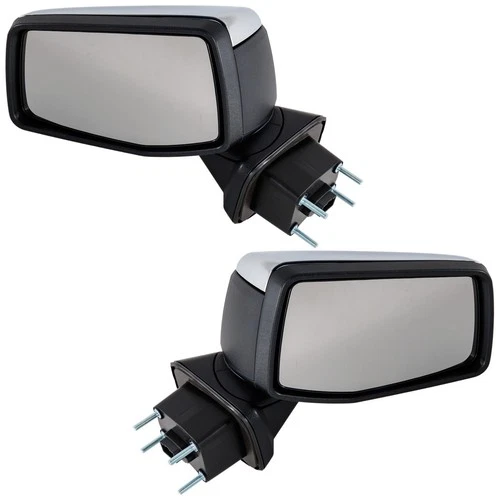 Mirror Set For 2019-23 GMC Sierra 1500 Power Manual Folding Heated LH RH Chrome
