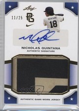 2015 Leaf Perfect Game National Showcase Gold 11/25 Nick Quintana Auto 1i9