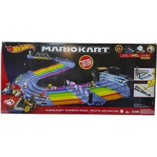 Mario Kart Rainbow Road Hot Wheels Race Track | Lights & Sounds | 🎄NEW/SEALED🎄
