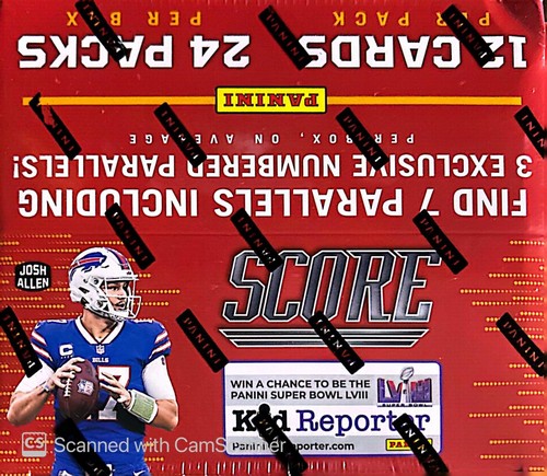2023 Panini Score football hobby box 24 packs/12 packs