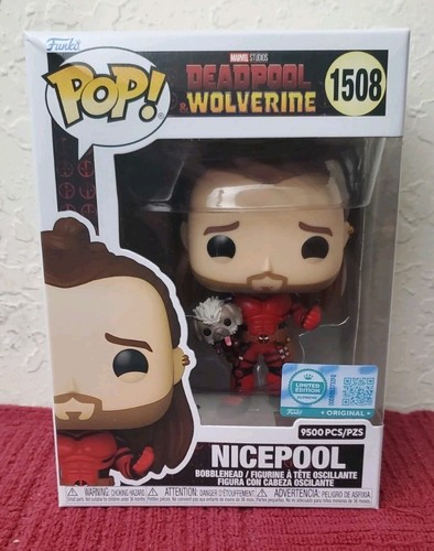 Funko Pop - Marvel - NICEPOOL #1508, Target Exclusive LE9500 Limited - DAMAGED
