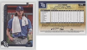 2025 Topps Series 1 Golden Mirror Image Variation Ryan Pepiot #179