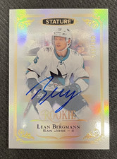 2019-20 UPPER DECK STATURE LEAN BERGMANN #126 ROOKIE AUTO #ed 132/199