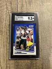 /35 Lamar Jackson 2018 Panini Honors Score Artist’s Proof Rookie RC No. 448 SGC