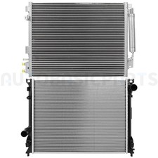 Aluminum Radiator & AC Condenser Cooling Kit For 2009-2010 Dodge Charger