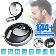 Translator Earbuds 144 Languages Bluetooth 5.4 Online Instant Voice Translation