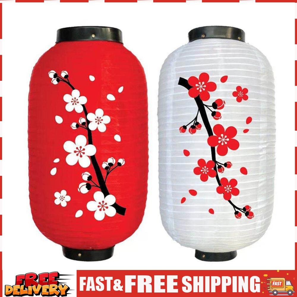 2 St?ke Papier Japanische Laterne Zum Aufh?gen Garten Chinesische Lampions Papie