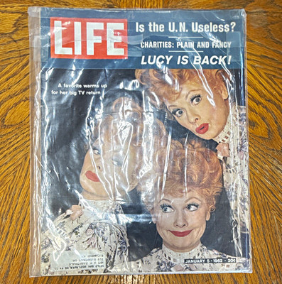 LIFE Magazine Jan 5 1962 Lucille Ball Cover ''Is the U.N. Useless?''