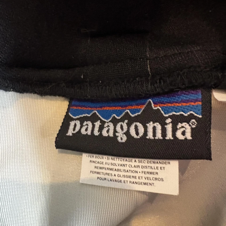 Pantalones de Vadeo Patagonia River Salt Hombres M Azul Impermeable H2Sin Pesca con Mosca Foto 2 de 4