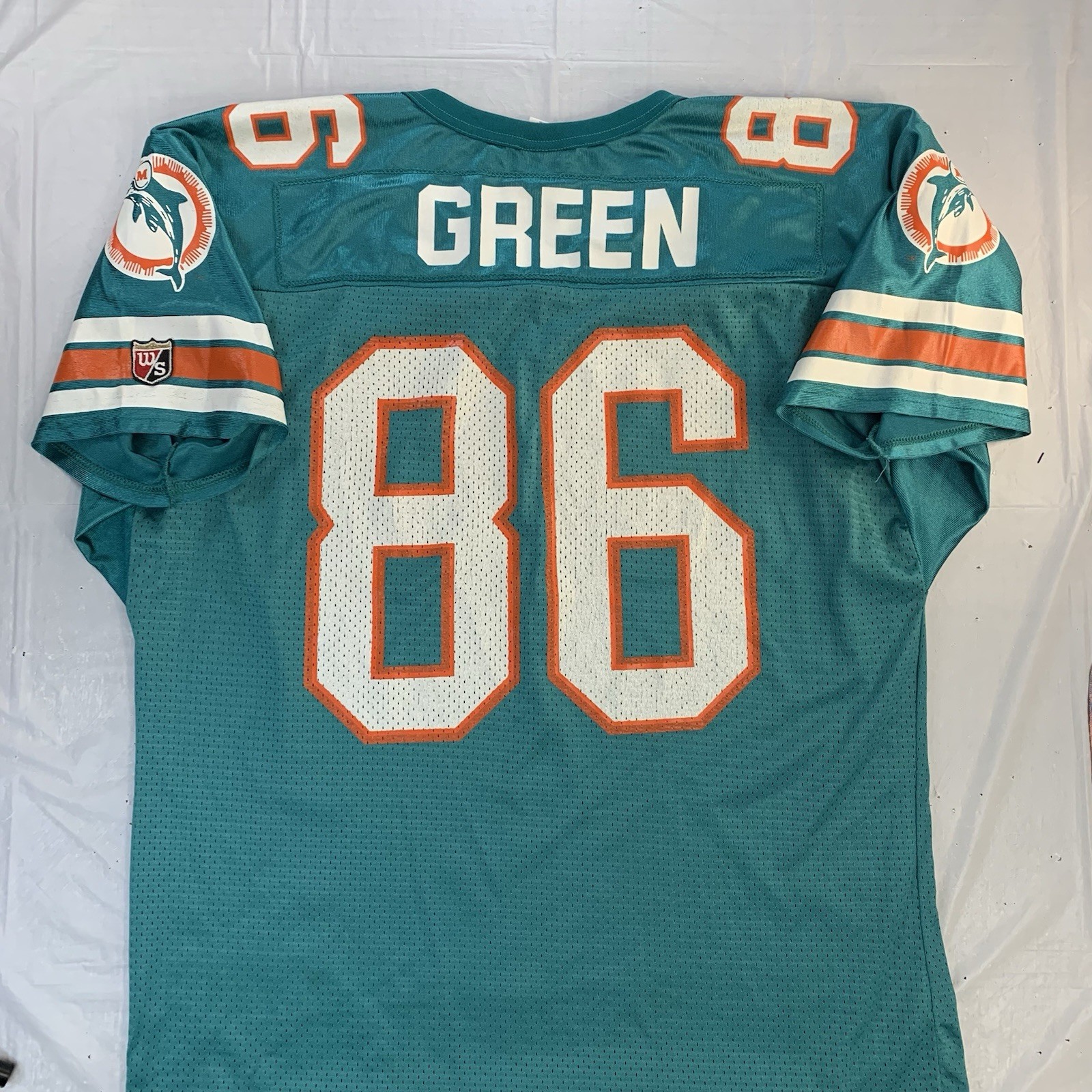 Vintage Wilson Pro Line NFL Miami Dolphins Eric Green #86 Jersey Adult Sz Xl