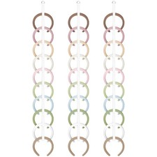 3 Pcs 3.3FT Extended Headband Holder Organizer Wall Hanging Hairband Storage ...