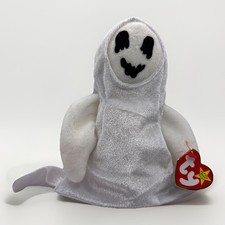 RARE VINTAGE NEW WITH TAG 1999  Sheets  Beanie Baby Halloween Ghost Hoodie Y2K