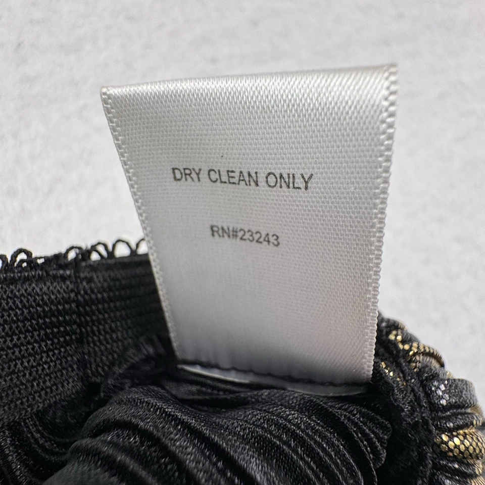 Falda midi plisada con estampado de leopardo NY&C metálica dorada brillante para mujer mediana nueva con etiquetas Foto 4 de 4