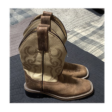 Smoky Mountain Boots Western Equestrian 10.5 KIDS Brown Leather 3705C