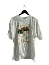 VTG Friskies Partners For Pets Promo Tee Shirt XL White Paws Dog Single Stitch