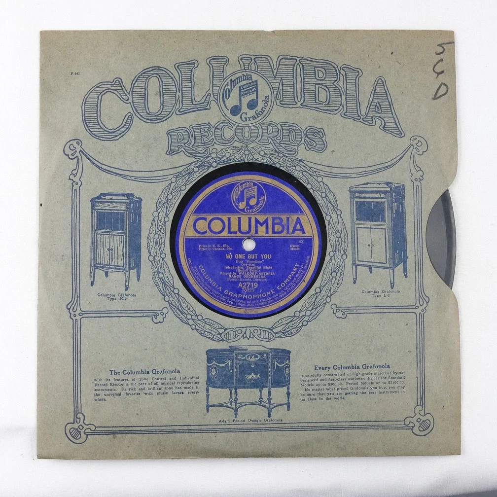 Columbia 78 RPM Vinyl Records | Updated Sep 2026