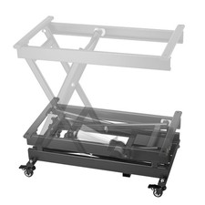 Scissor Lift Table 330lb Load 28in Max Height 4 Wheel Base