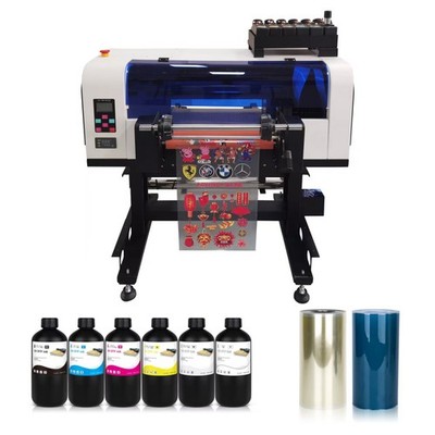  Dual XP600 Printhead UV DTF labels Printer With legs New Automatic Laminating 