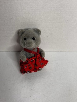 Sylvanian Families Calico Critters Timbertop Gray Bear Sister Vintage Epoch