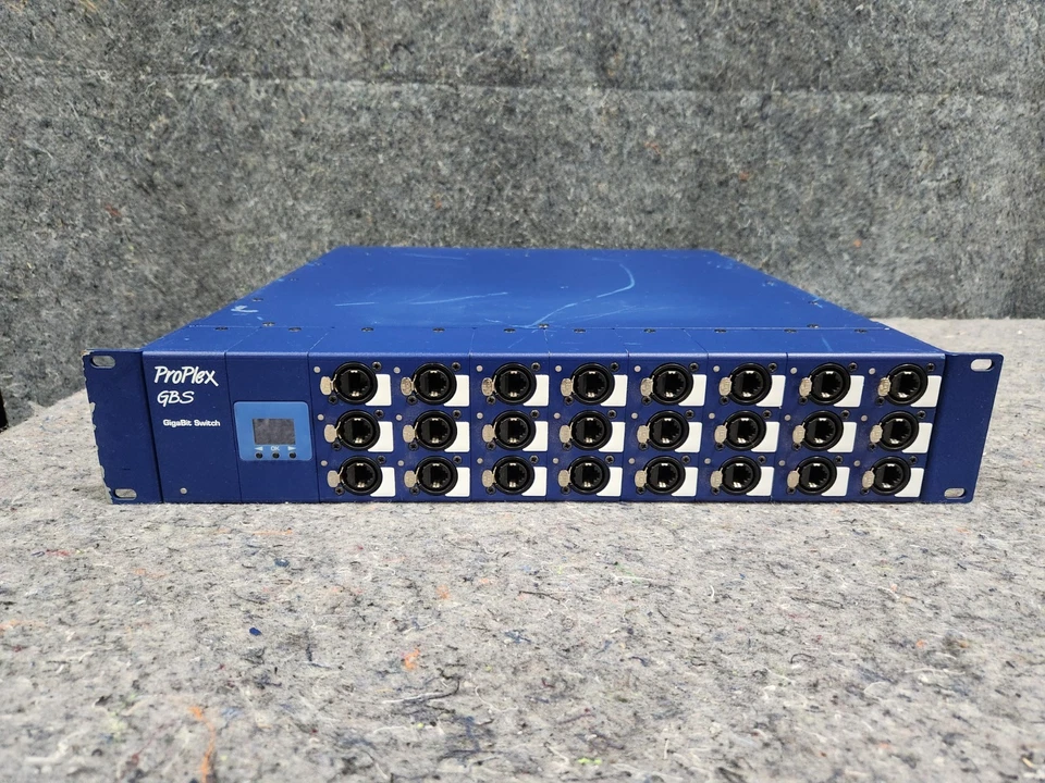ProPlex GBS 28-Port EtherCON Dual Fiber OpticalCON QUAD Gigabit Tour Rack Switch - Image 2 of 4