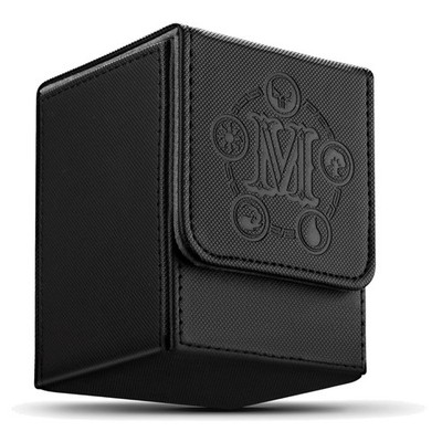 Kartenbox MTG Yugioh Sammelkartenaufbewahrung 100+ Karten Schwarz