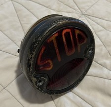 Vintage Brown Bi-lite Stop Tail Light Assembly