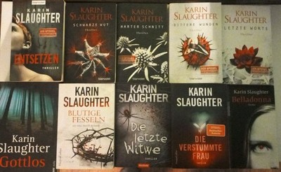 Karin Slaughter - 10 Bücher    Sammlung - Thriller - Bücherpaket