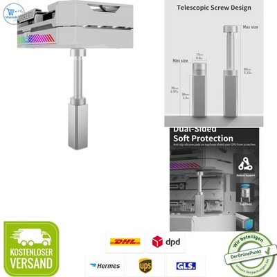 GPU Halterung Vertical GPU Mount Aluminium Magnet Anti Rutsch Pads