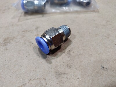 15pc One Touch Push In Fittings Bulkhead Union 3/8'' MettleAir, Free Shipping 