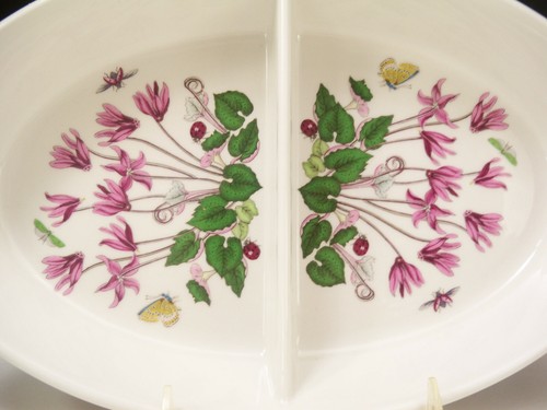 Portmeirion Botanic Garden Divided Vegetable Serving Cooking Dish - Picture 9 of 10