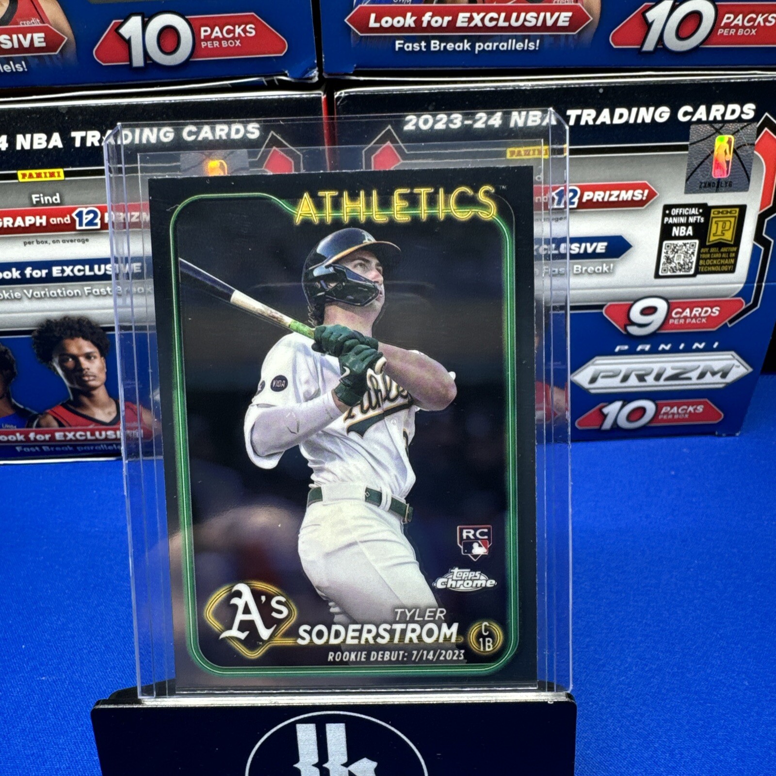 2024 Topps Chrome Update Tyler Soderstrom Rookie Debut (RC) #USC22 Athletics