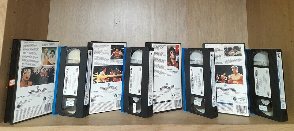 ROCKY 1 2 3 4 _ VHS Warner Bros _ EDIZIONE ITALIANA - Immagine 2 di 2