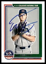2022 Panini USA Baseball Stars & Stripes Matthew Wyatt Auto #42 Card COA Signed