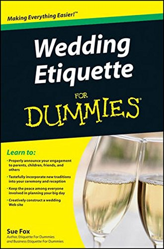 Wedding Etiquette For Dummies - Fox, Sue