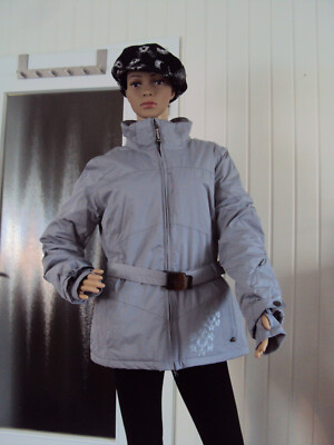 Arctic Queen***Damen Skijacke***Winterjacke***silber***Gr.42**mit Kapuze**TOP