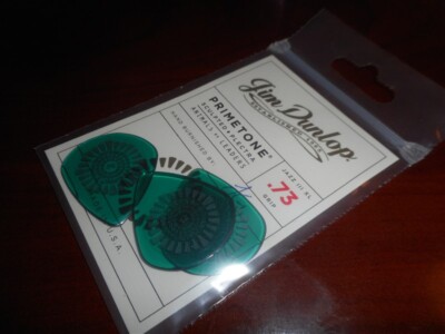 NEW Dunlop Animals As Leaders Primetone .73mm Jazz III XL Picks (3) - GREEN