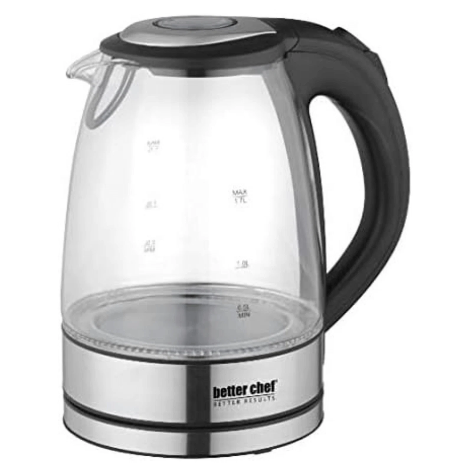 Better Chef 1500W 7-Cup Cordless Electric Borosilicate Glass Kettle w LED Light
Opens in a new windo